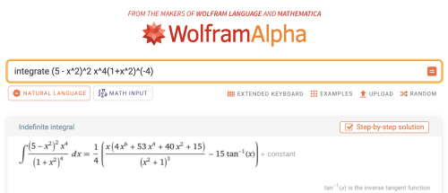 Mathematica Integral