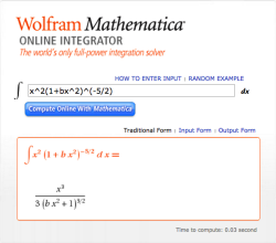 Mathematica Integral